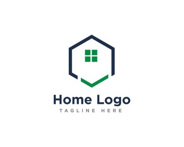 Ev logosu tasarım vektörü