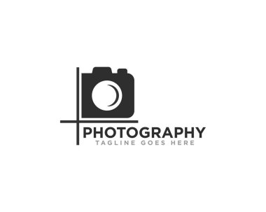 Kamera Fotoğrafı Logosu Simge Tasarım Vektörü
