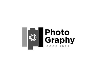 Kamera Fotoğrafı Logosu Simge Tasarım Vektörü