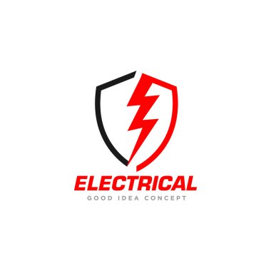 Elektriksel Logo Tasarım Vektörü