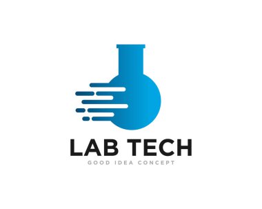 Lab Logo Simgesi Tasarım Vektörü