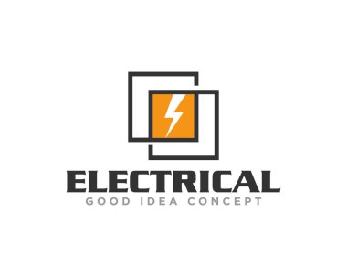 Elektriksel Logo Tasarım Vektörü