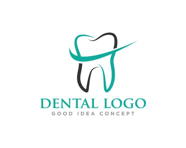 Medische Dental Logo Design Vector — Stockvector