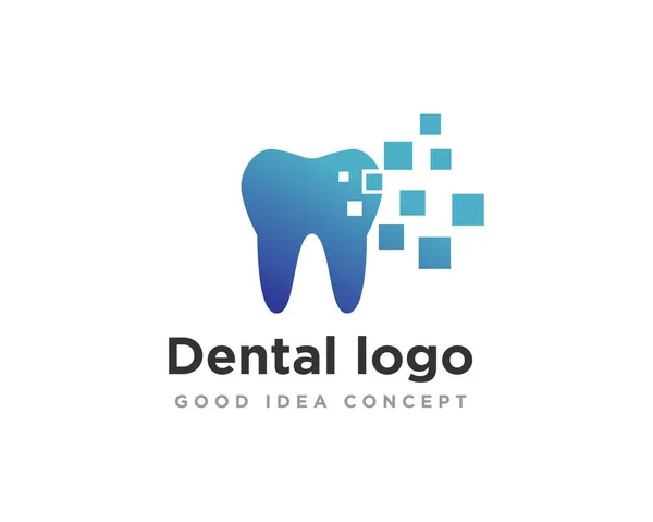 Medische Dental Logo Design Vector — Stockvector