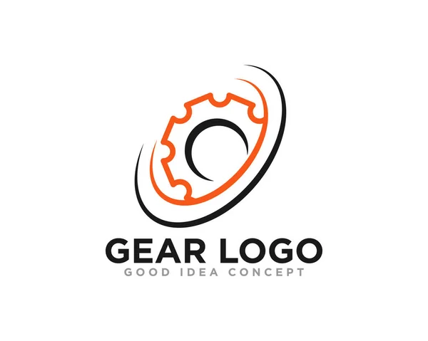 Gear Logo Icon Design Vektor — Stockvektor