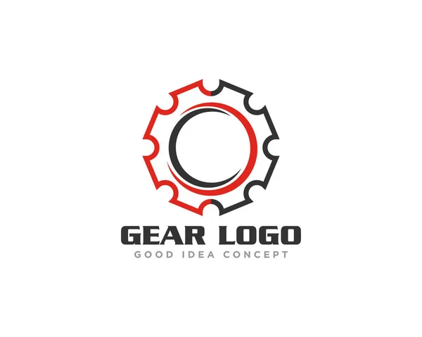 Gear Logo Icon Design Vektor — Stockvektor