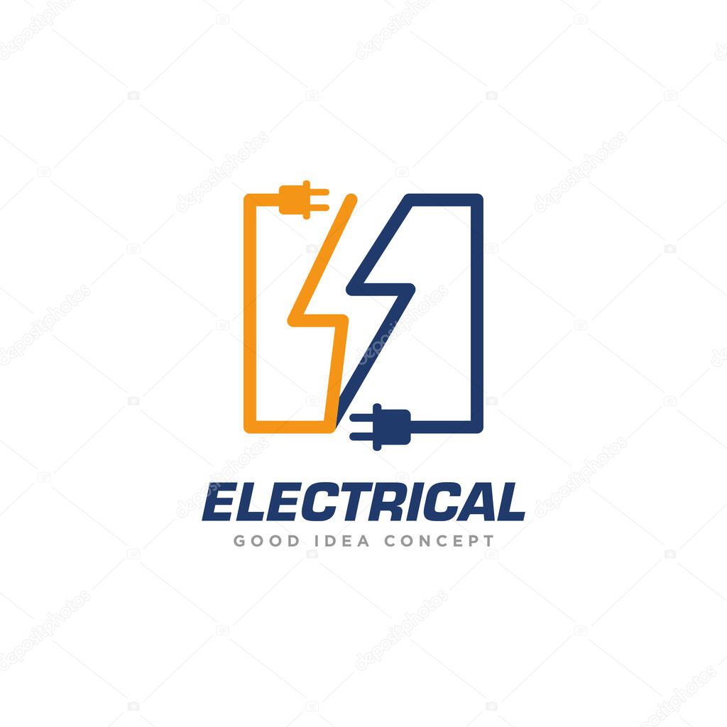 Electrical Logo Design Vector