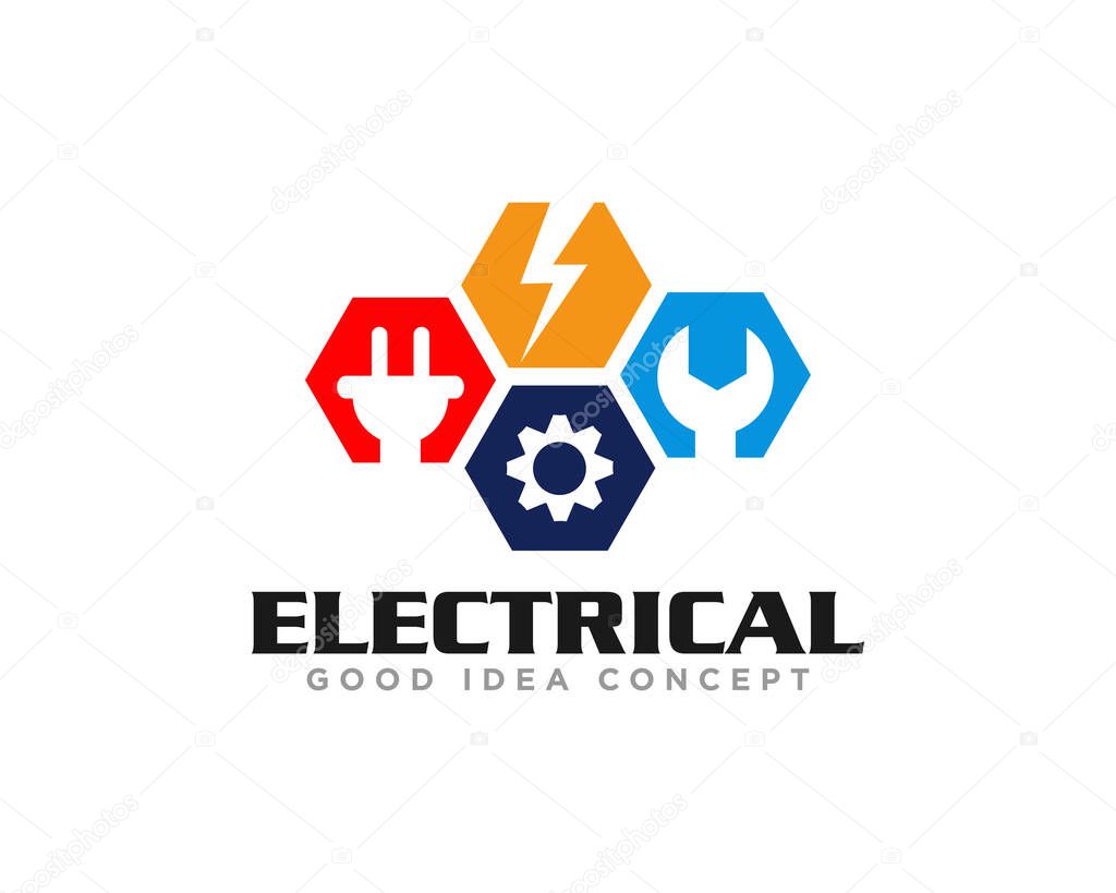 Electrical Logo Design Vector