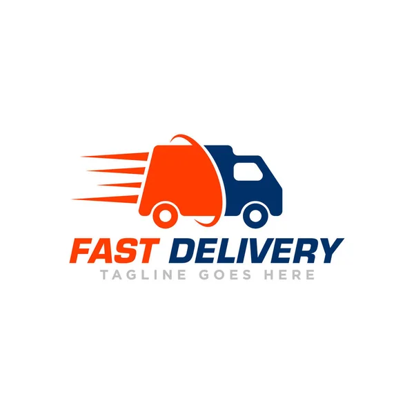 Вектор Дизайна Логотипа Fast Delivery Logo — стоковый вектор