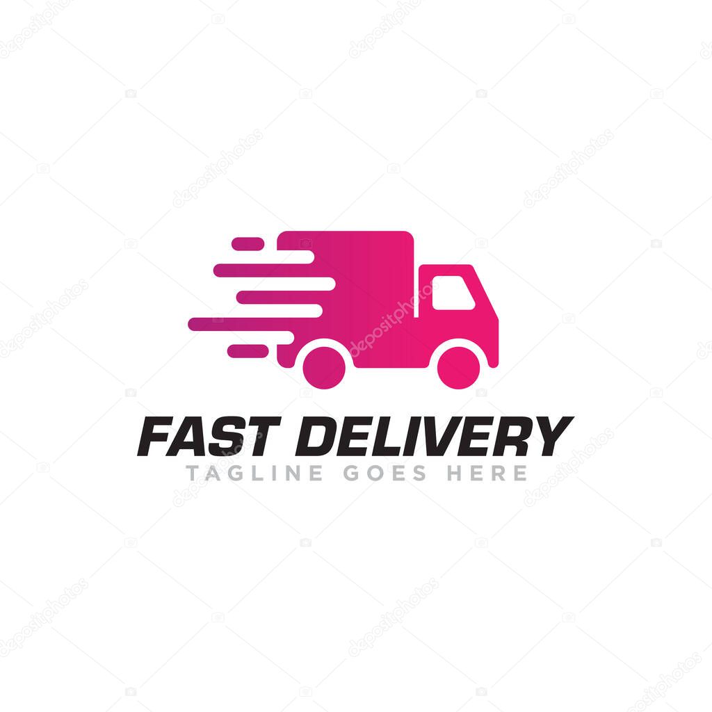 Fast Delivery Logo Icon Design Vector