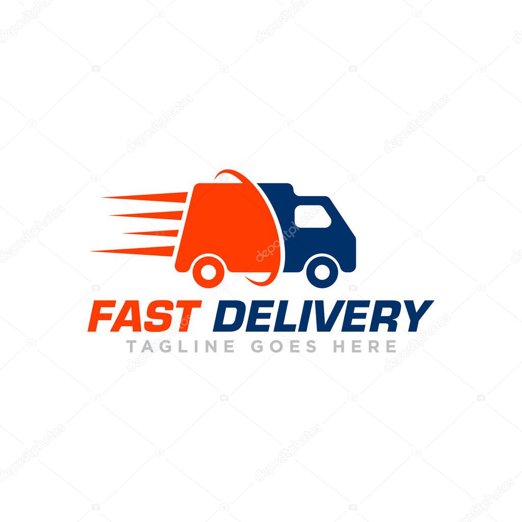 Fast Delivery Logo Icon Design Vector