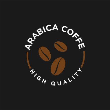 Kahve Logosu Tasarım Vektörü