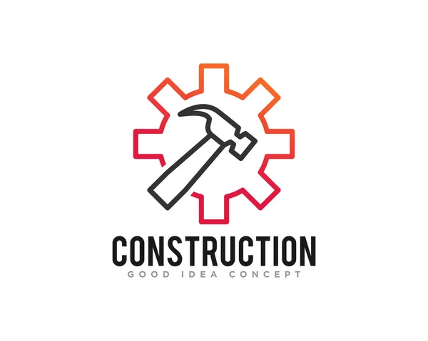 Construção Logotipo Edifício Ícone Design Vector —  Vetores de Stock