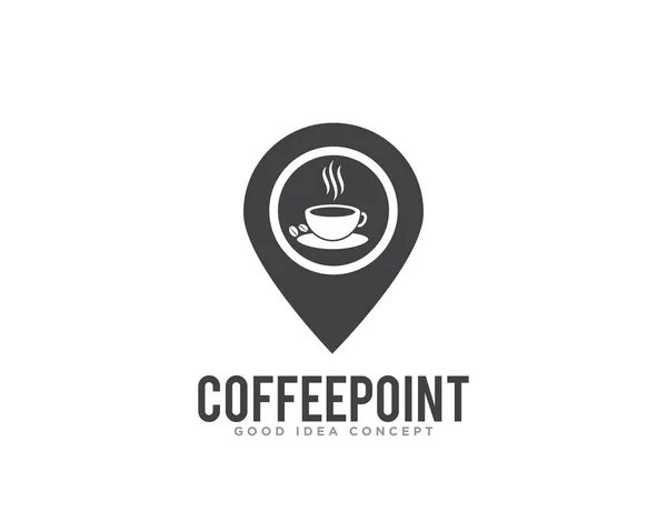 Koffie Logo Pictogram Ontwerp Vector — Stockvector