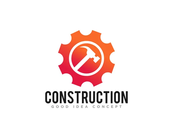 Construcción Edificio Logo Icono Diseño Vector — Archivo Imágenes Vectoriales