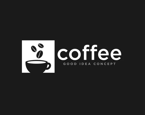 Koffie Logo Pictogram Ontwerp Vector — Stockvector