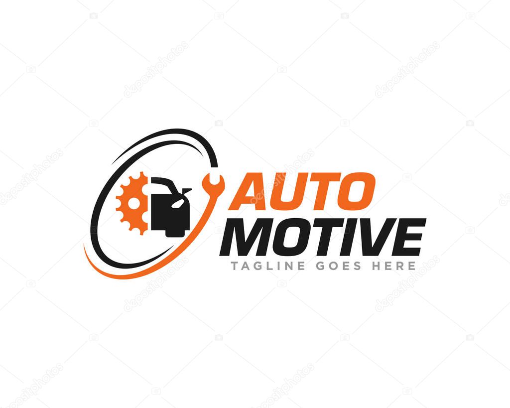 Car Service Logo Design Vector