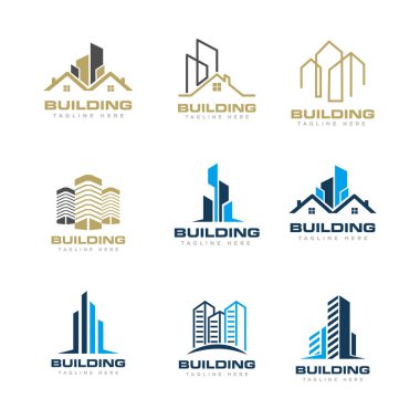 İnşaat Logosu Tasarım Vektörü
