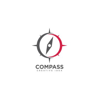 Pusula Macera Logosu Tasarım Vektörü