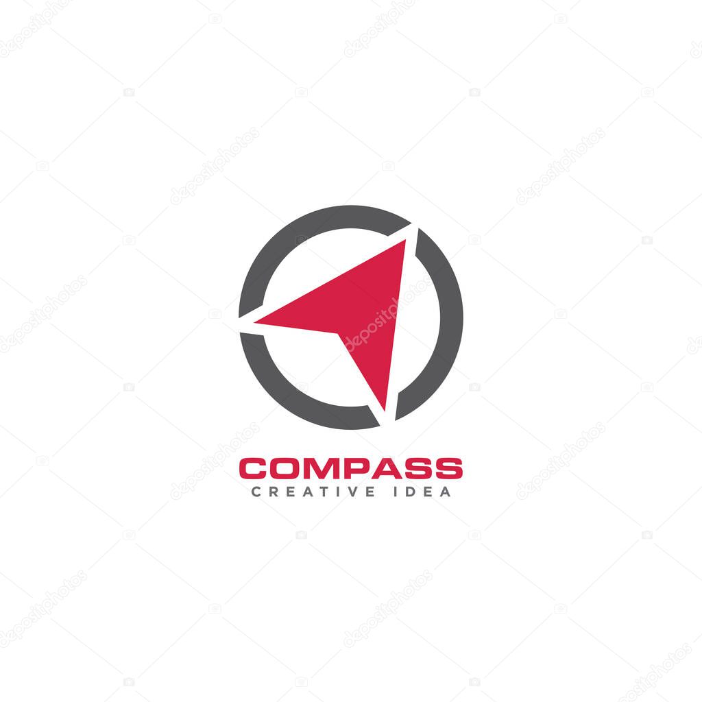 Compass Adventure Logo Design Vector
