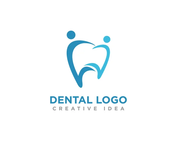 Medical Dental Logo Design Vector —  Vetores de Stock