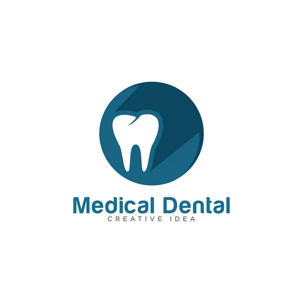 Medical Dental Logo Design Vector —  Vetores de Stock