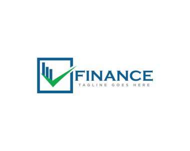 Finans ve Muhasebe Logosu Tasarım Vektörü