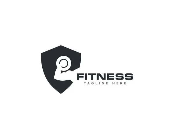 Fitness Gym Logo Design Vector — Stock Vector