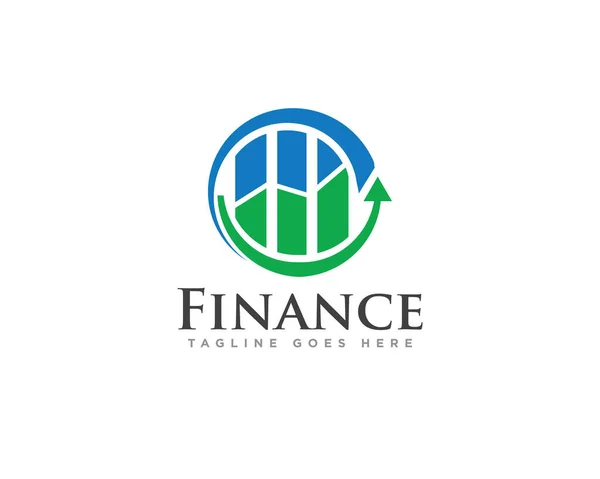 Finance Accounting Logo Design Vector — Stock Vector