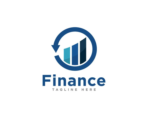 Finance Accounting Logo Design Vector — Stock Vector