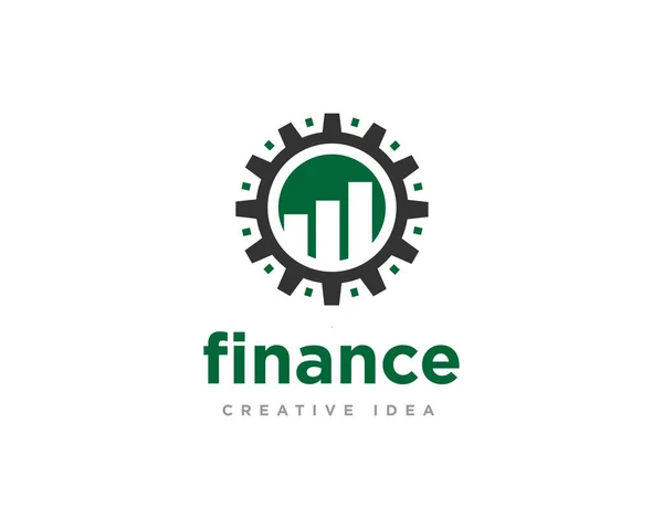 Finance Accounting Logo Design Vector — Stock Vector