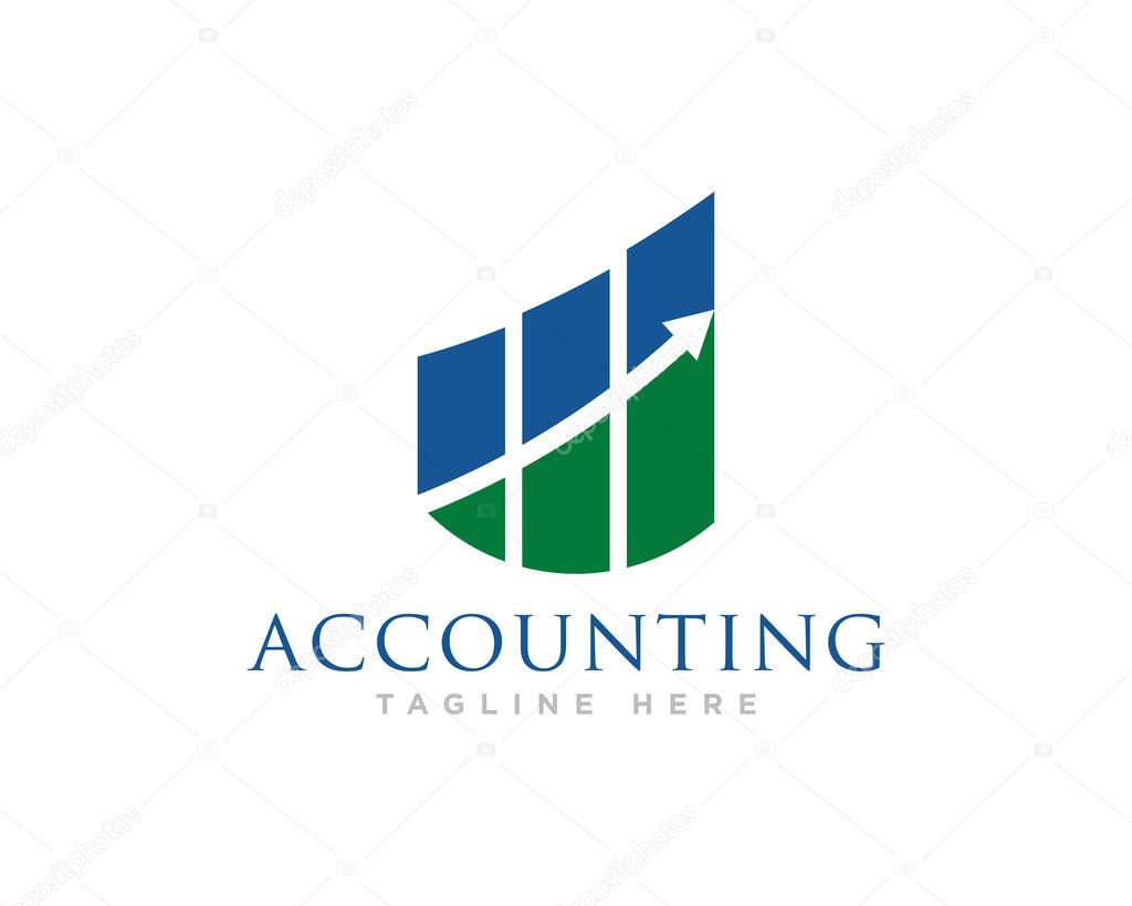 Finance and Accounting Logo Design Vector