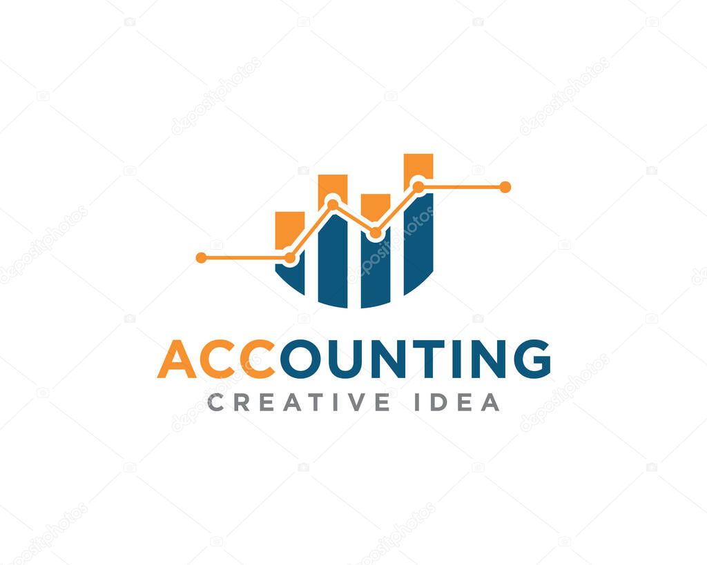 Finance and Accounting Logo Design Vector