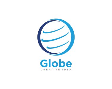 dünya teknolojisi logo tasarım vektörü