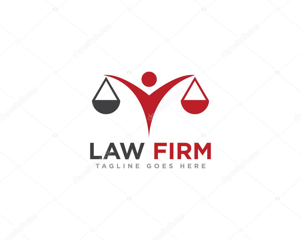 Law Firm Logo Design Vector