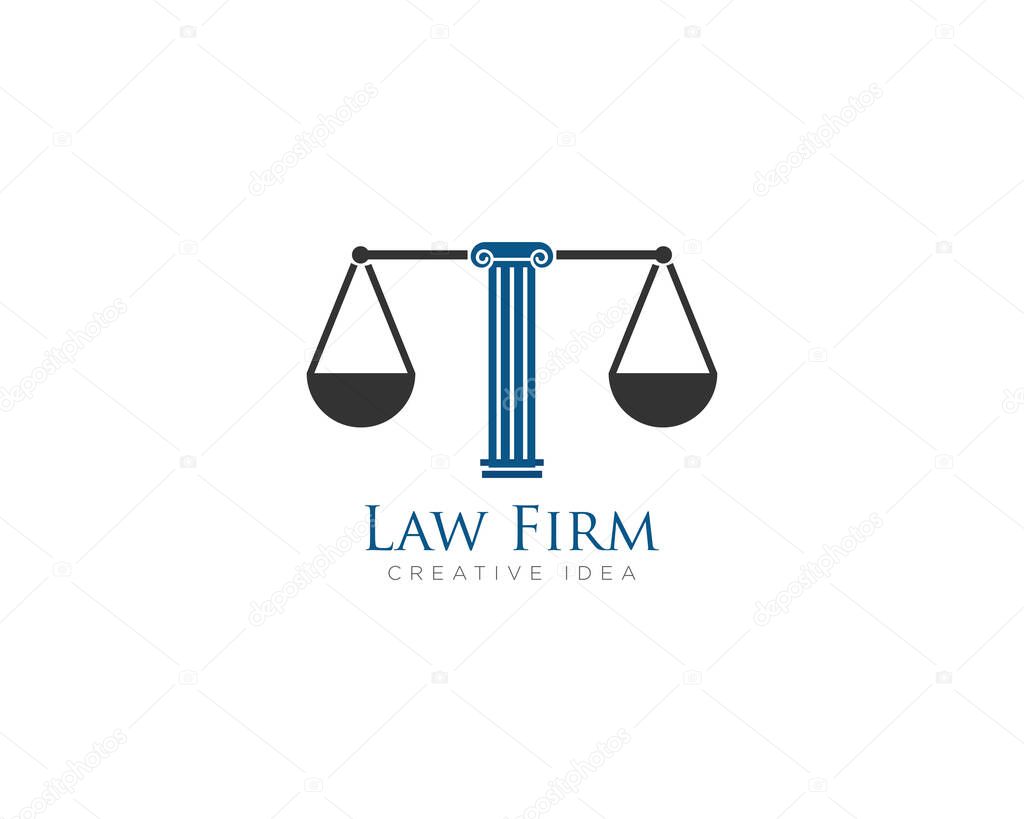 Law Firm Logo Design Vector