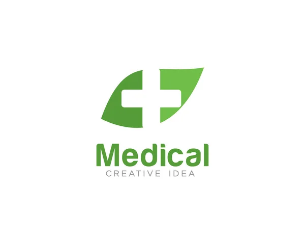 Medical Care Logo Design Vektor — Stockvektor