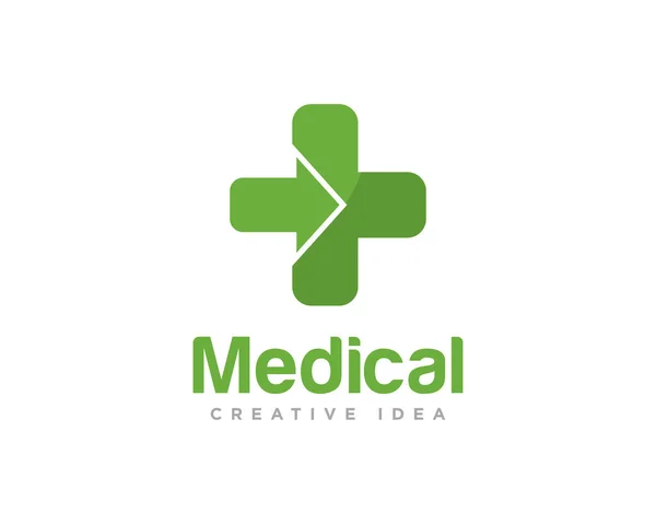 Medical Care Logo Design Vektor — Stockvektor