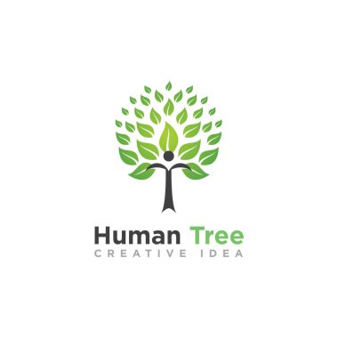 Ağaç Ağacı Logosu Tasarım Vektörü