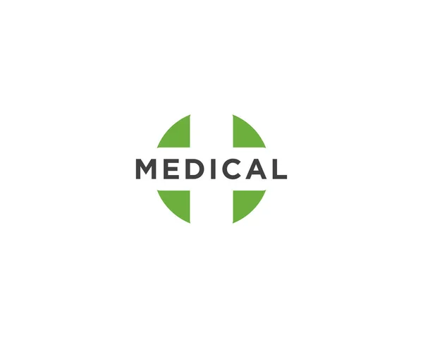 Cuidados Médicos Logo Design Vector — Vetor de Stock