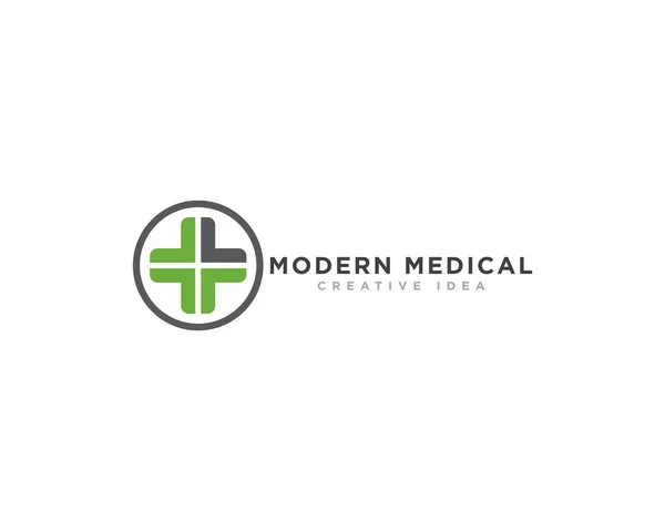 Medical Care Logo Design Vektor — Stockvektor