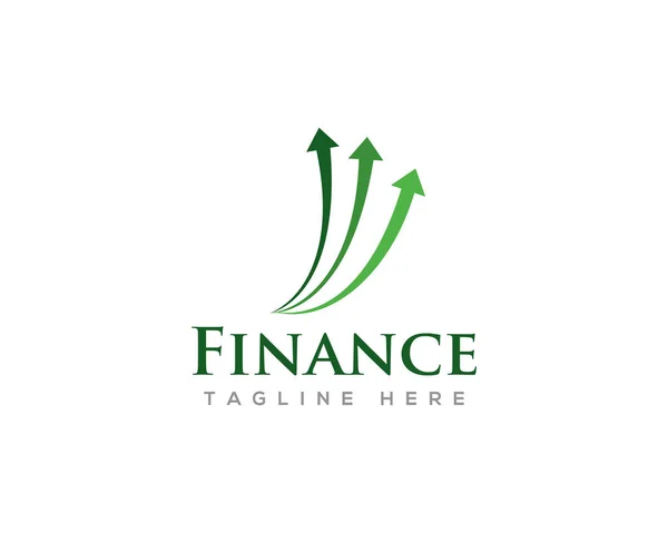 Finanças Contabilidade Logo Ícone Design Vector —  Vetores de Stock