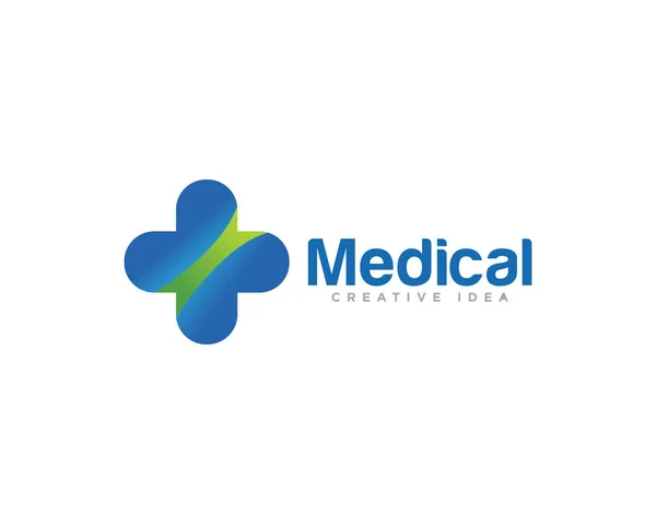 Medical Care Logo Design Vektor — Stockvektor