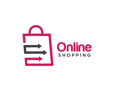 Alışveriş Logosu Simgesi Tasarım Vektörü