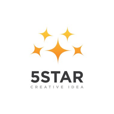 Yıldız Yaratıcı Logo Tasarım Vektörü