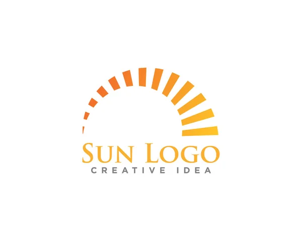Güneş Logosu Tasarım Vektörü