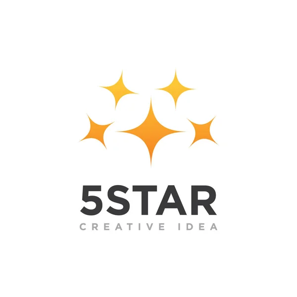 Star Creative Logo Design Vektor — Stockvektor
