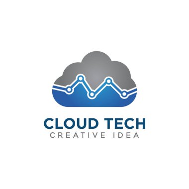 Teknoloji Logosu Simgesi Tasarım Vektörü