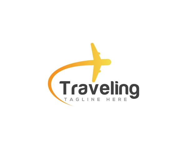 Traveling Logo Icon Design Vector — Stock Vector