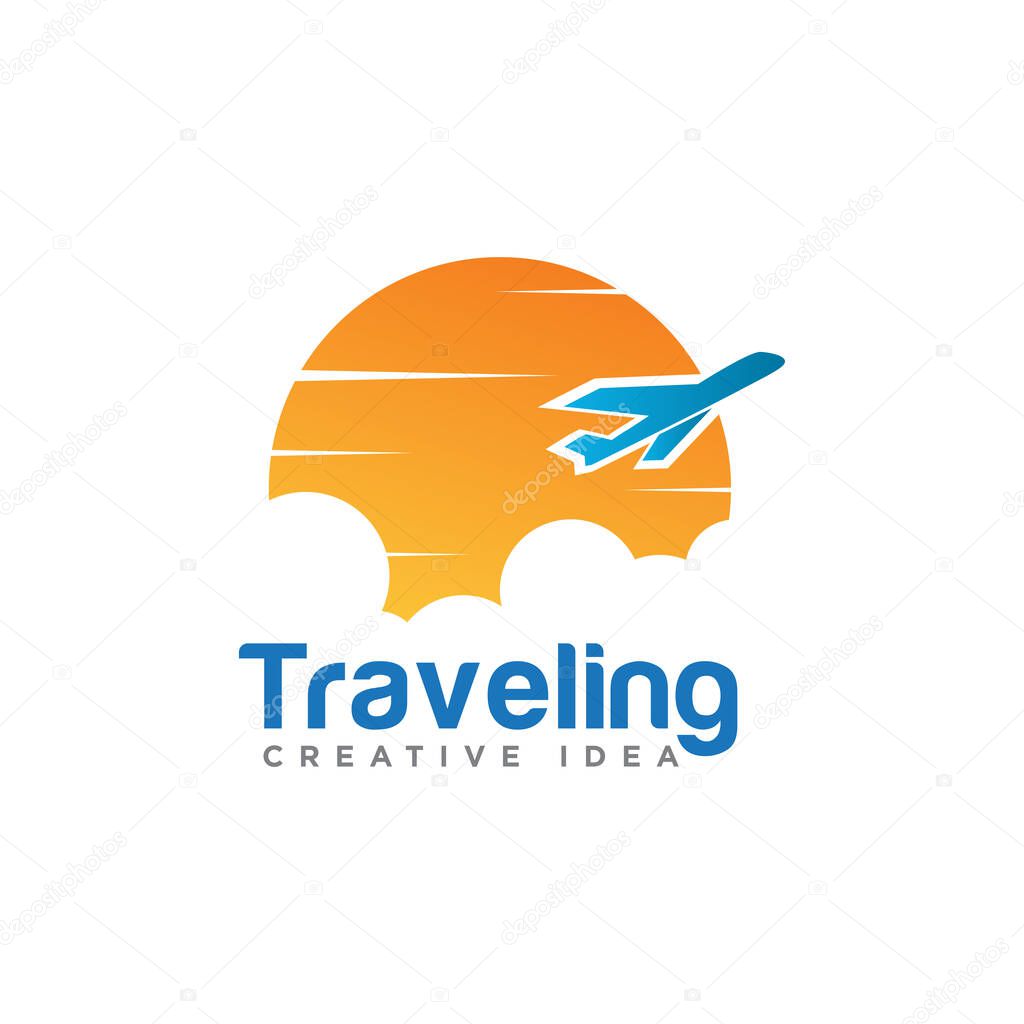 Traveling Logo Icon Design Vector